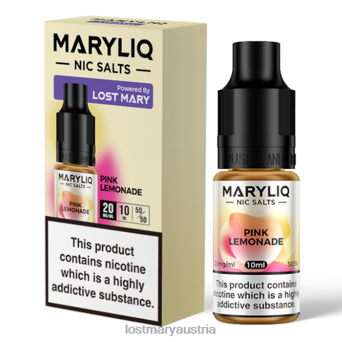 Lost Mary Maryliq Nic Salts – 10 ml Rosa- Lost Mary Vape Einschalten24NB215