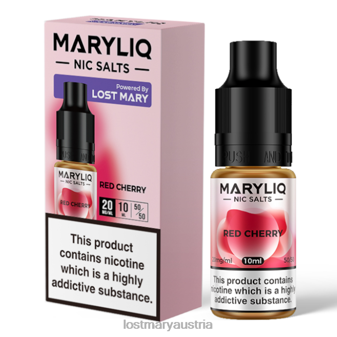 Lost Mary Maryliq Nic Salts – 10 ml Rot- Lost Mary Vape Preis24NB224