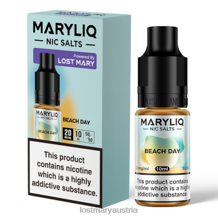 Lost Mary Maryliq Nic Salts – 10 ml Strandtag- Lost Mary Vape ZÃ¼ge24NB206