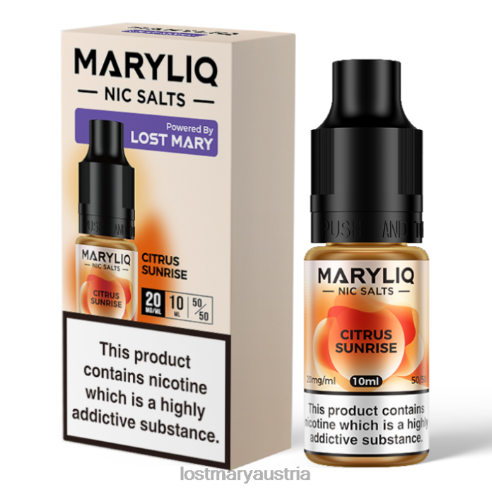 Lost Mary Maryliq Nic Salts – 10 ml Zitrusfrüchte- Lost Mary Kaufen24NB210
