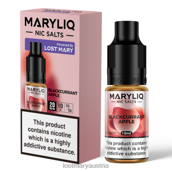 Lost Mary Maryliq Nic Salts – 10 ml schwarze Johannisbeere- Lost Mary Vape24NB221