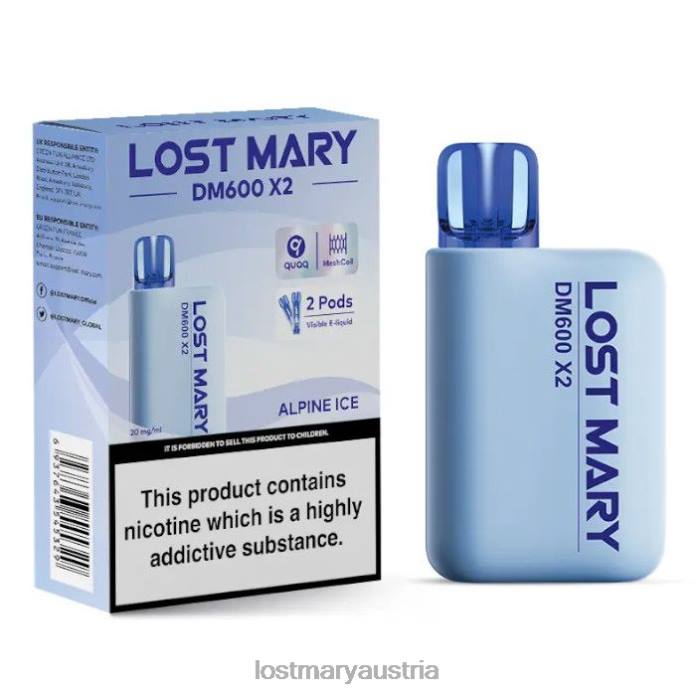 Lost Mary DM600 x2 Einweg-Vaporizer Alpeneis- Lost Mary Vape ZÃ¼ge24NB186