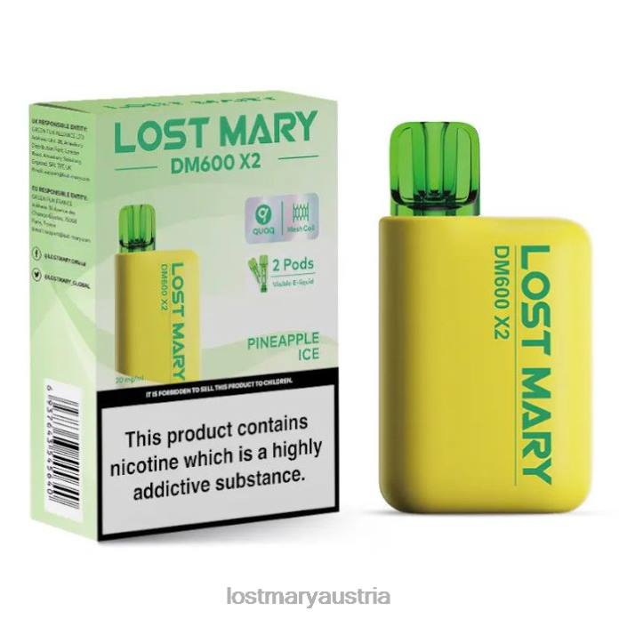 Lost Mary DM600 x2 Einweg-Vaporizer Ananaseis- Lost Mary Vape Preis24NB204