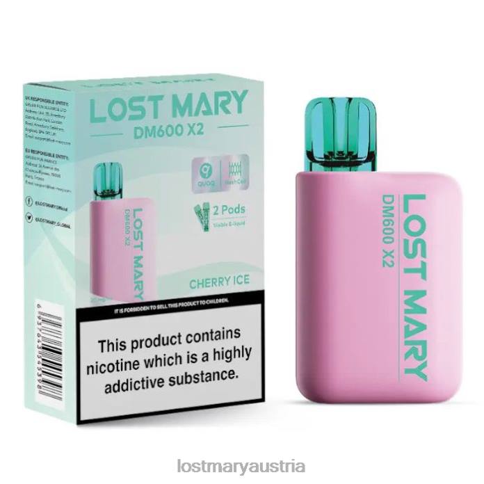 Lost Mary DM600 x2 Einweg-Vaporizer Kirscheis- Lost Mary Vape Geschmack24NB203