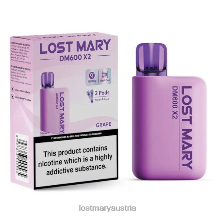 Lost Mary DM600 x2 Einweg-Vaporizer Traube- Lost Mary Osterreich24NB192
