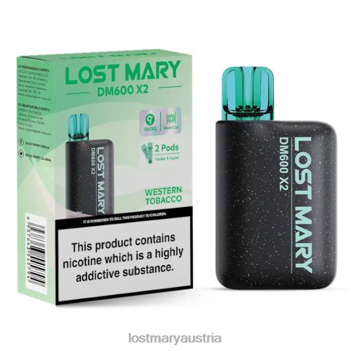 Lost Mary DM600 x2 Einweg-Vaporizer westlicher Tabak- Lost Mary Vape24NB201